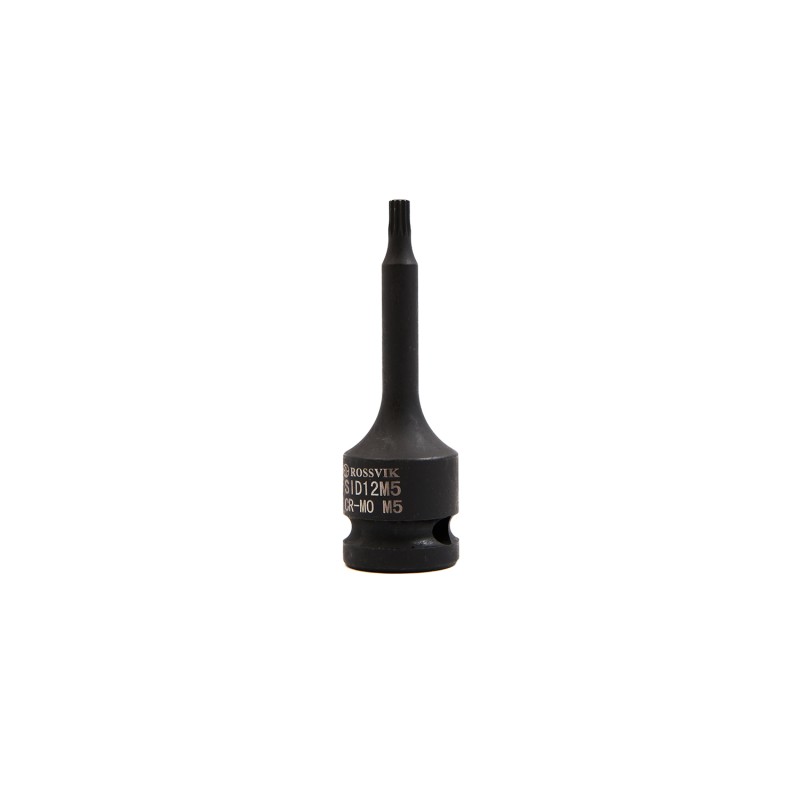 SID12M5 Головка торцевая ударная ROSSVIK, 1/2", Spline M5, L-78мм SID12M5 Головка торцевая ударная ROSSVIK, 1/2", Spline M5, L-78мм