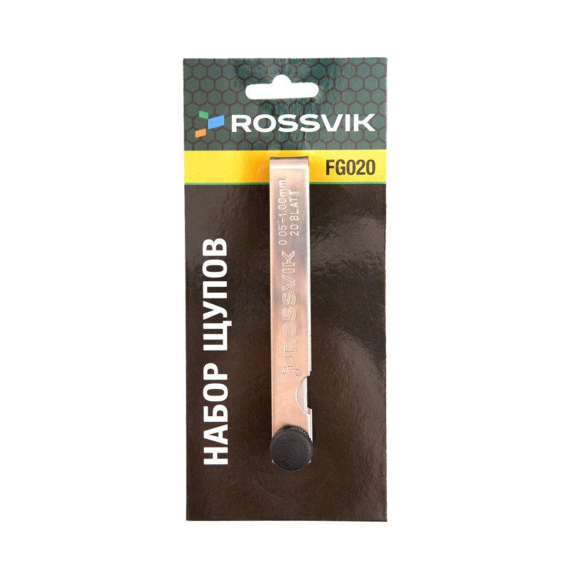 Набор щупов ROSSVIK 0.05-1.00мм Набор щупов ROSSVIK 0.05-1.00мм