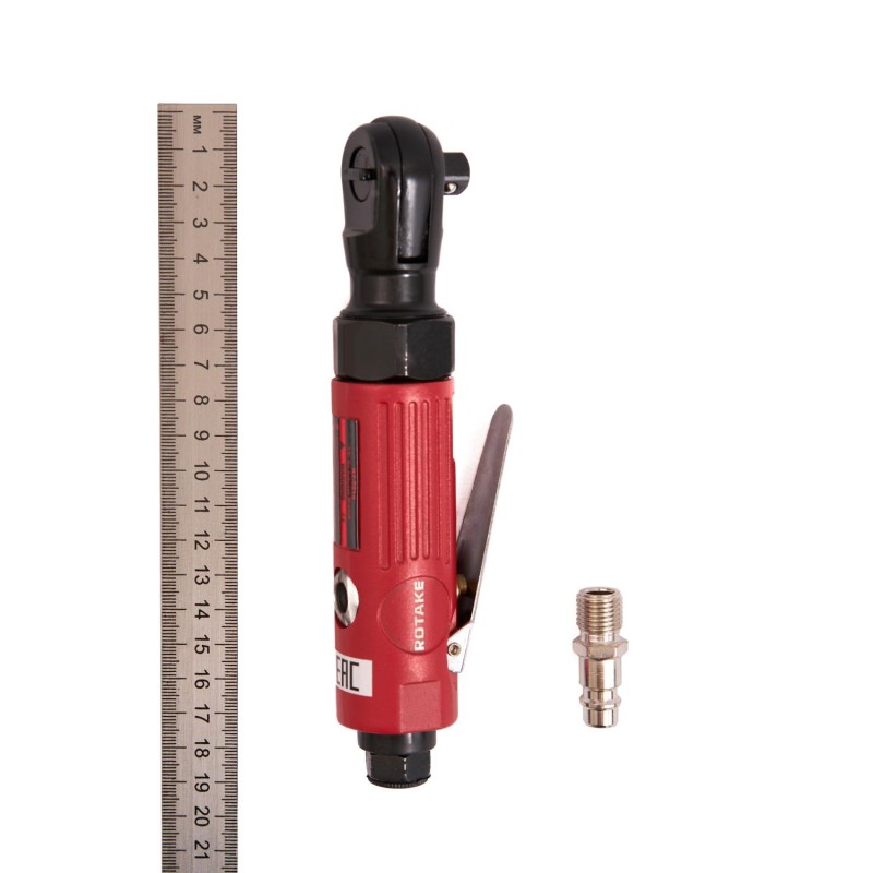 Пневмотрещотка RT-5219, 3/8", 41Нм, 240об/мин, 85л/мин, 6,2бар, 0,5кг Пневмотрещотка RT-5219, 3/8", 41Нм, 240об/мин, 85л/мин, 6,2бар, 0,5кг