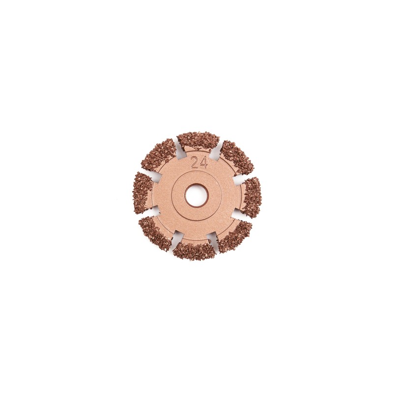 NS05-2124-RF Диск шероховальный, Ø50x6мм, AH 3/8''-24 thread, 24 Grit NS05-2124-RF Диск шероховальный, Ø50x6мм, AH 3/8''-24 thread, 24 Grit