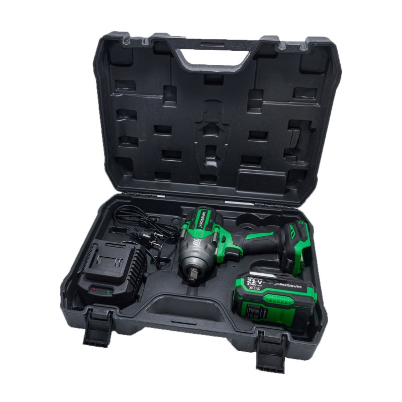 Гайковерт аккумуляторный ROSSVIK RIW-1000, 1/2", 1000Nm, 21В, 1,9кг (арт.RIW1000/1, 1 АКБ, ЗУ, кейс) Гайковерт аккумуляторный ROSSVIK RIW-1000, 1/2", 1000Nm, 21В, 1,9кг (арт.RIW1000/1, 1 АКБ, ЗУ, кейс)