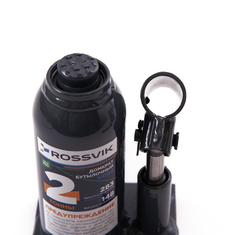 Домкрат бутылочный ROSSVIK PRO V002, г/п 2,0т Домкрат бутылочный ROSSVIK PRO V002, г/п 2,0т