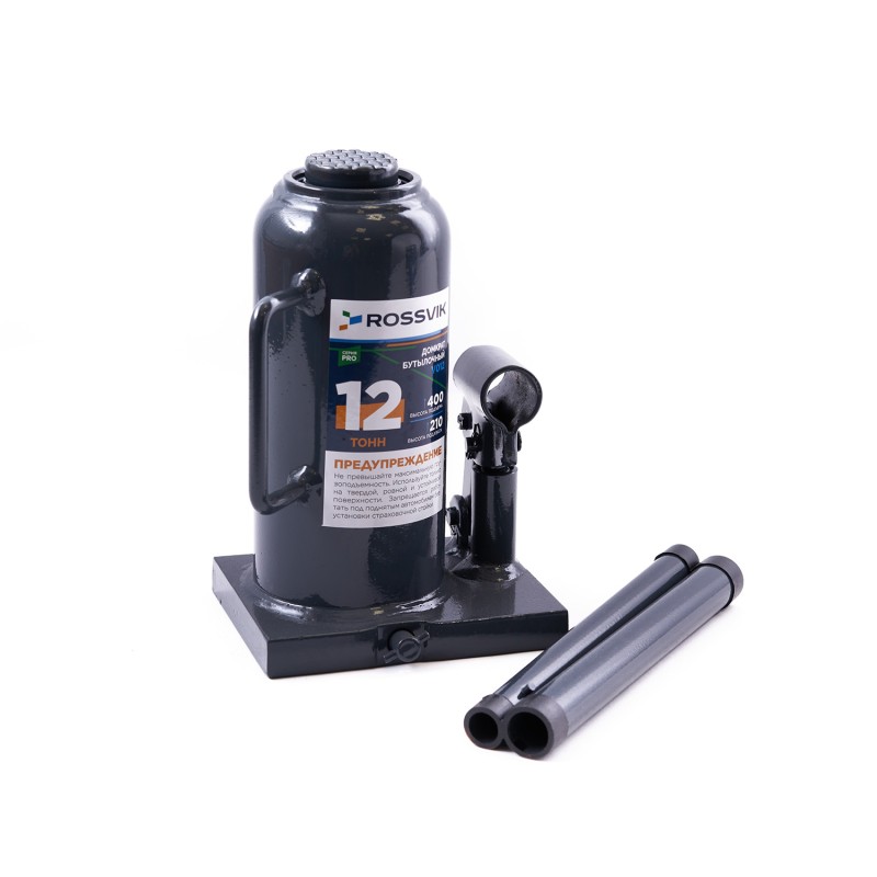 Домкрат бутылочный ROSSVIK PRO V012, г/п 12,0т Домкрат бутылочный ROSSVIK PRO V012, г/п 12,0т