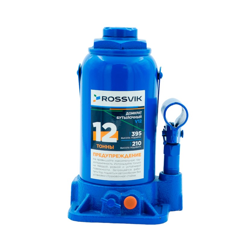 Домкрат бутылочный ROSSVIK V12, г/п 12,0т Домкрат бутылочный ROSSVIK V12, г/п 12,0т