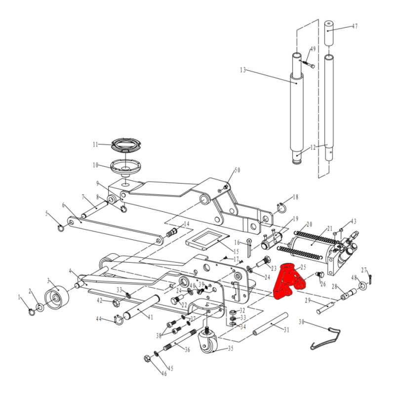 Коромысло (рычаг) V3.5 (Rocker arm pos.25) Коромысло (рычаг) V3.5 (Rocker arm pos.25)