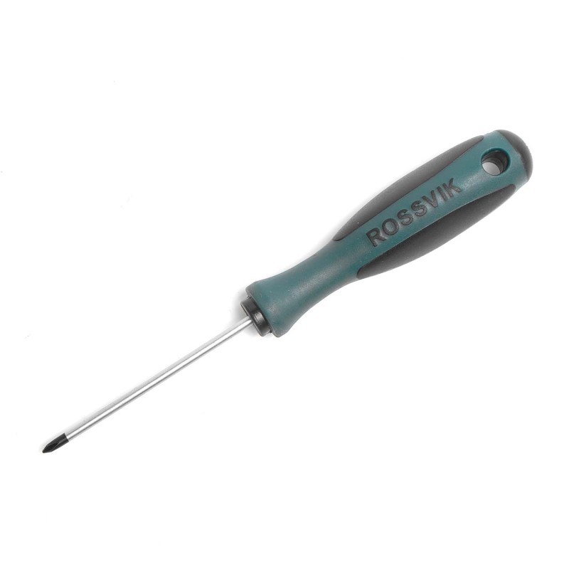 PH0075 Отвертка крестовая ROSSVIK PH0*75мм PH0075 Отвертка крестовая ROSSVIK PH0*75мм