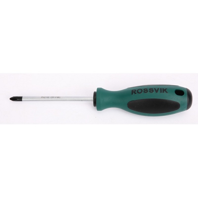 PH2150 Отвертка крестовая ROSSVIK PH2*150мм PH2150 Отвертка крестовая ROSSVIK PH2*150мм