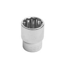 S121222 Головка торцевая 12-гранная ROSSVIK 1/2", 22мм