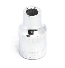 S121224 Головка торцевая 12-гранная ROSSVIK 1/2", 24мм