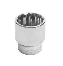 S121230 Головка торцевая 12-гранная ROSSVIK 1/2", 30мм