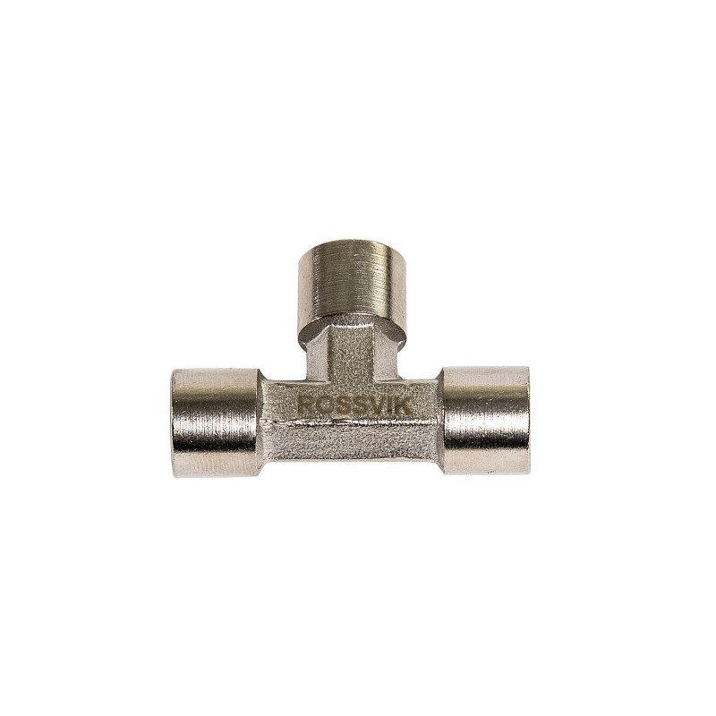 A134/2.R Тройник ROSSVIK Т-обр FFF 1/4" A134/2.R Тройник ROSSVIK Т-обр FFF 1/4"