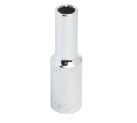 SD121224 Головка торцевая глубокая 12-гранная ROSSVIK 1/2", 24мм