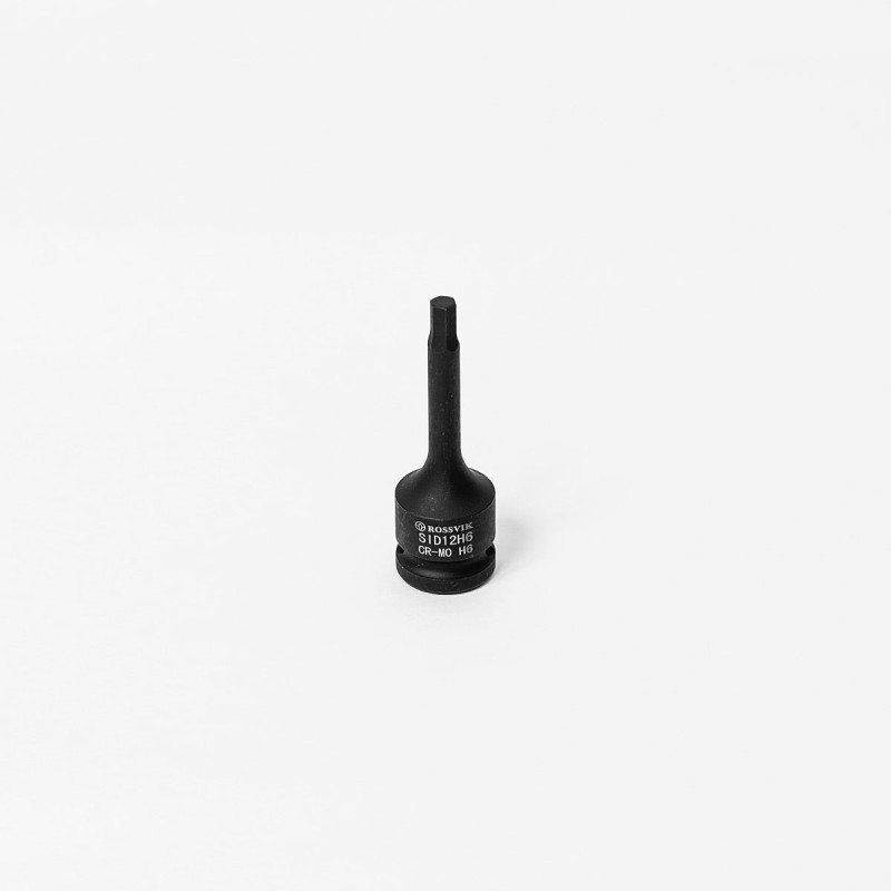 SID12H6 Головка торцевая ударная ROSSVIK, 1/2", Hex H6, L-78мм SID12H6 Головка торцевая ударная ROSSVIK, 1/2", Hex H6, L-78мм