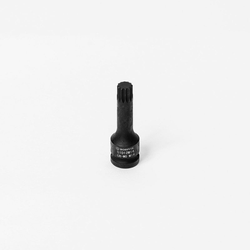 SID12M14 Головка торцевая ударная ROSSVIK, 1/2", Spline M14, L-78мм SID12M14 Головка торцевая ударная ROSSVIK, 1/2", Spline M14, L-78мм