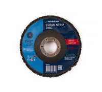 Круг зачистной из синтетического волокна ROSSVIK 115*22мм черный, 80м/с, 12250об/мин