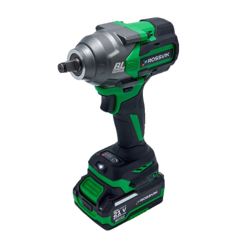 Гайковерт аккумуляторный ROSSVIK RIW-1000, 1/2", 1000Nm, 21В, 1,9кг (Арт.RIW1000/2, 2 АКБ, ЗУ, кейс) Гайковерт аккумуляторный ROSSVIK RIW-1000, 1/2", 1000Nm, 21В, 1,9кг (Арт.RIW1000/2, 2 АКБ, ЗУ, кейс)