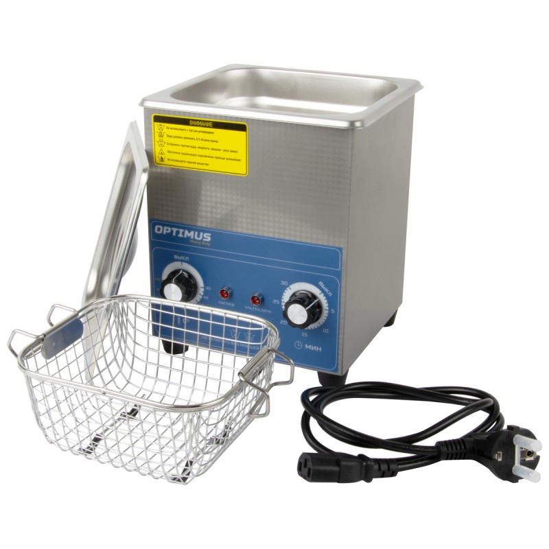 OPT-UC20 Ультразвуковая мойка с подогревом 2 л OPT-UC20 Ультразвуковая мойка с подогревом 2 л