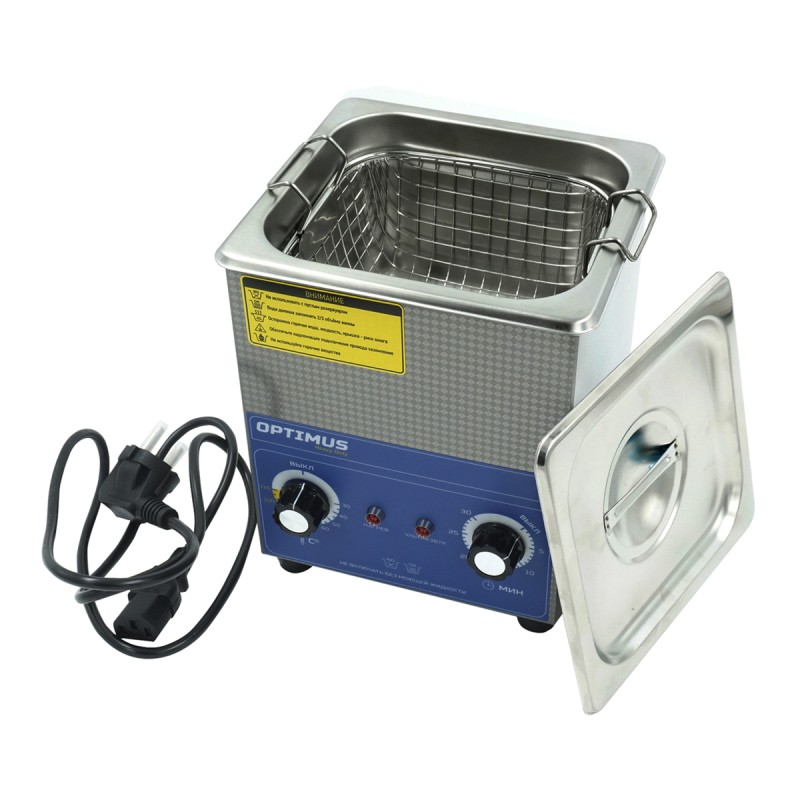 OPT-UC20 Ультразвуковая мойка с подогревом 2 л OPT-UC20 Ультразвуковая мойка с подогревом 2 л