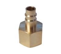 WDK-40PFB Штуцер быстроразъемного соединения  с внутренней резьбой 1/2" BSPT, латунь
