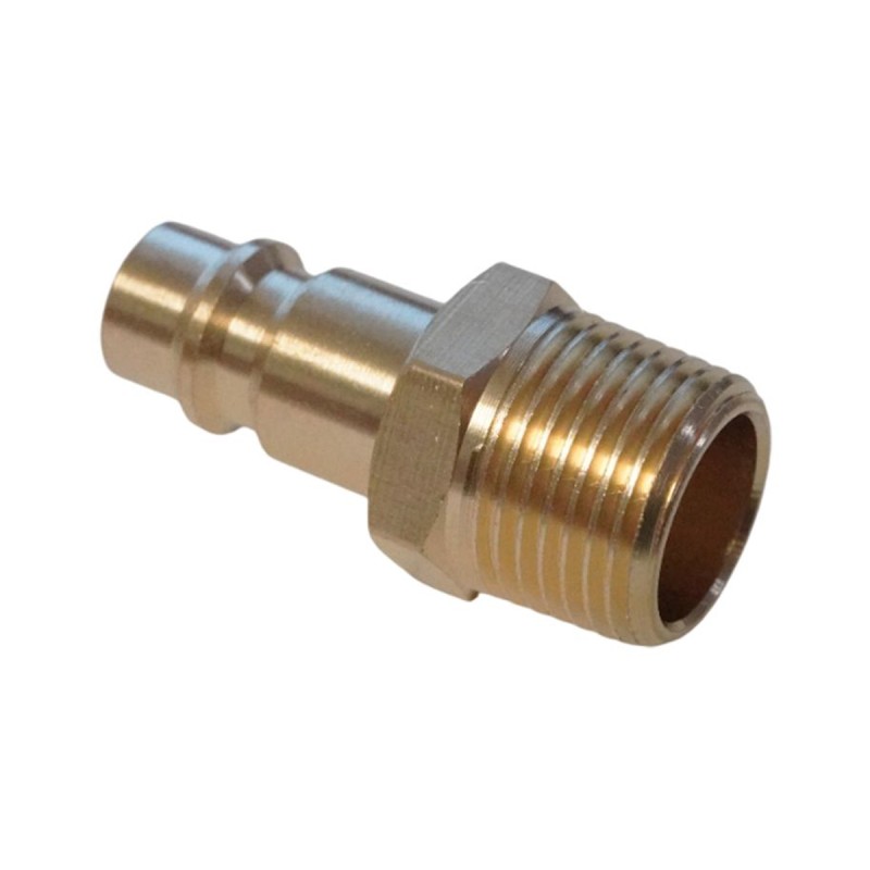 WDK-30PMB Штуцер быстроразъемного соединения с наружной резьбой 3/8" BSPT, латунь WDK-30PMB Штуцер быстроразъемного соединения с наружной резьбой 3/8" BSPT, латунь