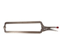 WDK-65142 Зажим сварочный С-образный с фиксатором. Струбцины сварочные. (167х608 мм)