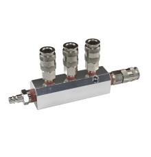 WDK-85MB Разветвитель пневматический с увеличенной пропускной способность, вход со штекером, 4 выход
