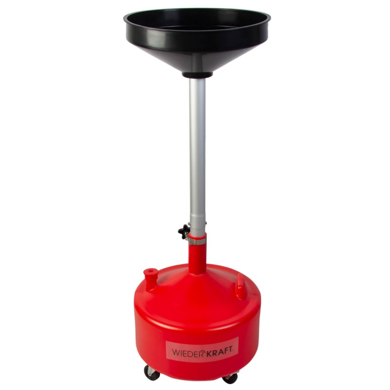 WDK-A30L Емкость для слива отработанного масла с воронкой, 30 л, WiederKraft WDK-A30L Емкость для слива отработанного масла с воронкой, 30 л, WiederKraft