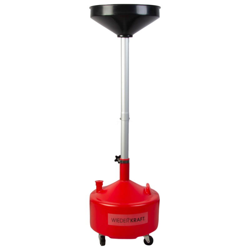 WDK-A30L Емкость для слива отработанного масла с воронкой, 30 л, WiederKraft WDK-A30L Емкость для слива отработанного масла с воронкой, 30 л, WiederKraft