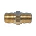 WDK-214MB Адаптер, резьба 1/4"-1/4" PT, M-M (внешняя), латунь