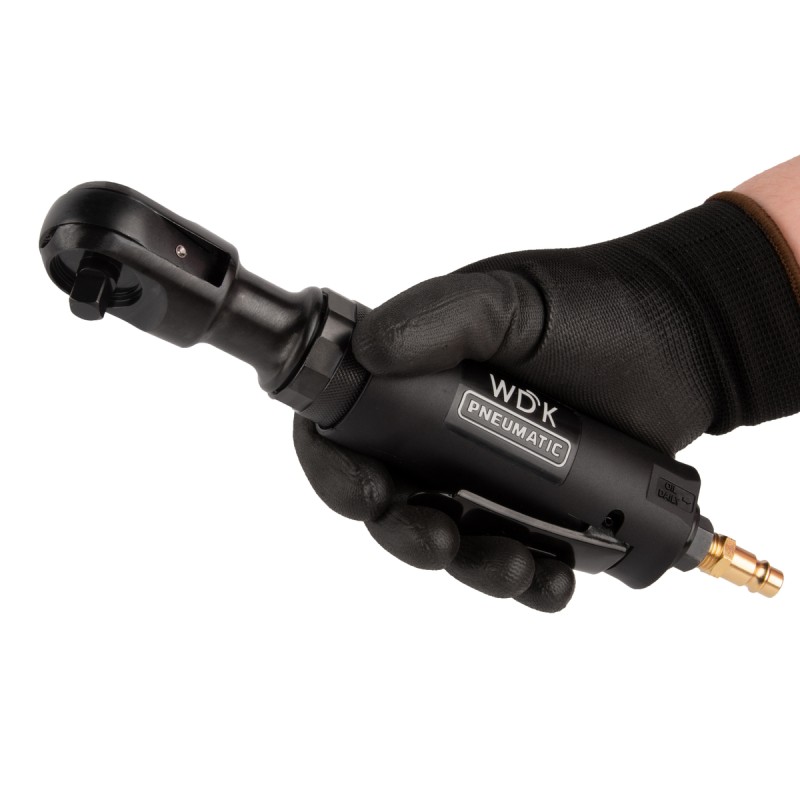 WDK-21345 Пневматическая трещотка 3/8”, 108 Нм, усиленная, WiederKraft WDK-21345 Пневматическая трещотка 3/8”, 108 Нм, усиленная, WiederKraft
