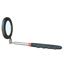WDK-65452 Смотровое круглое зеркало на телескопической рукоятке с подсветкой, 280-265 мм