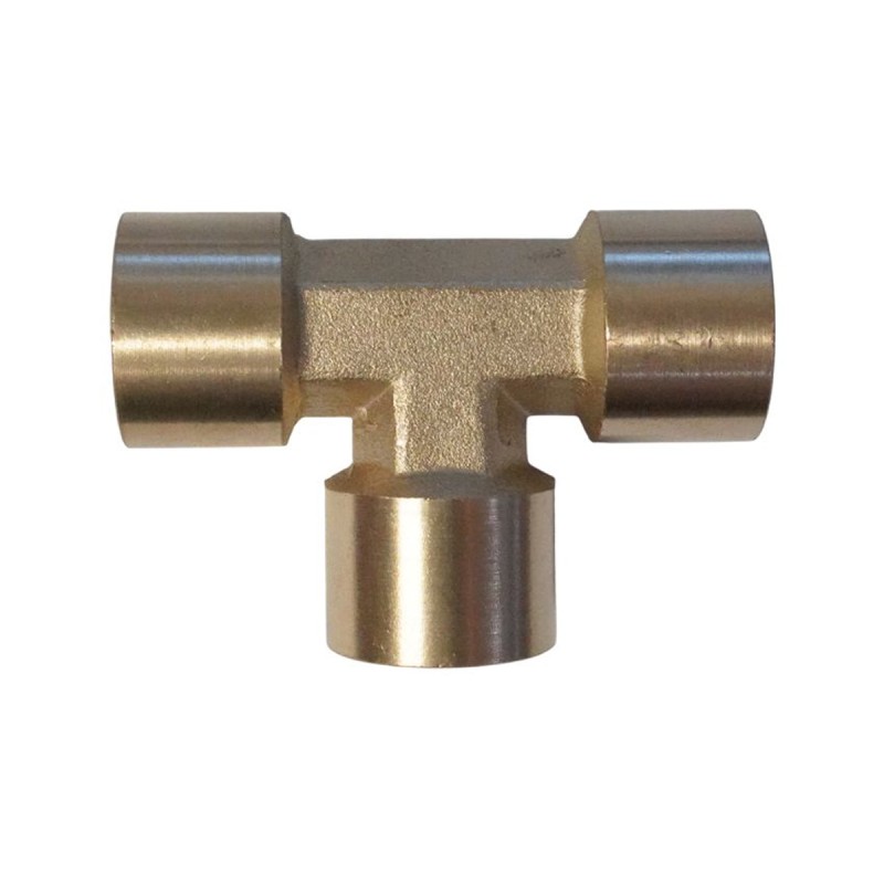 WDK-43PFB Фитинг T - образный, резъба 1/2" PT, F-F-F (внутренний), латунь WDK-43PFB Фитинг T - образный, резъба 1/2" PT, F-F-F (внутренний), латунь