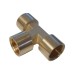 WDK-43PFB Фитинг T - образный, резъба 1/2" PT, F-F-F (внутренний), латунь