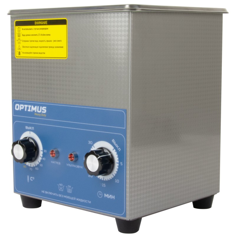 OPT-UC20 Ультразвуковая мойка с подогревом 2 л OPT-UC20 Ультразвуковая мойка с подогревом 2 л