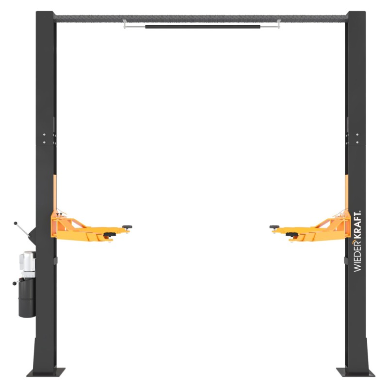 WDK-527 Подъемник двухстоечный, верхняя синхронизация, г/п 4 т, 380В, WiederKraft WDK-527 Подъемник двухстоечный, верхняя синхронизация, г/п 4 т, 380В, WiederKraft