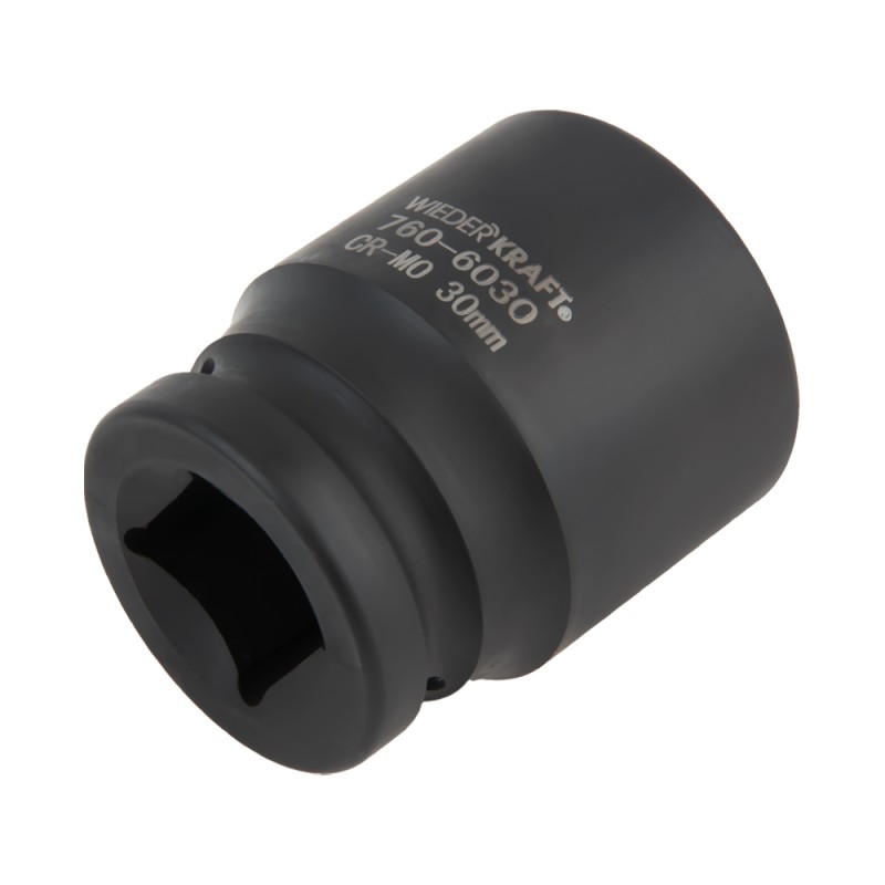 WDK-760-6030 Головка ударная 3/4", 6 граней, 30 мм, WiederKraft WDK-760-6030 Головка ударная 3/4", 6 граней, 30 мм, WiederKraft