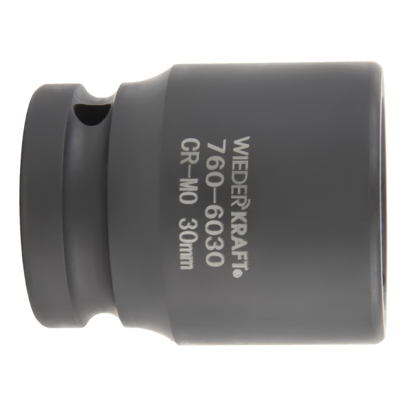 WDK-760-6030 Головка ударная 3/4", 6 граней, 30 мм, WiederKraft WDK-760-6030 Головка ударная 3/4", 6 граней, 30 мм, WiederKraft