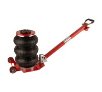 WDK-81813 Домкрат пневматический подкатной г/п 3 т, 150-400 мм, с регулировкой угла наклона рукояти