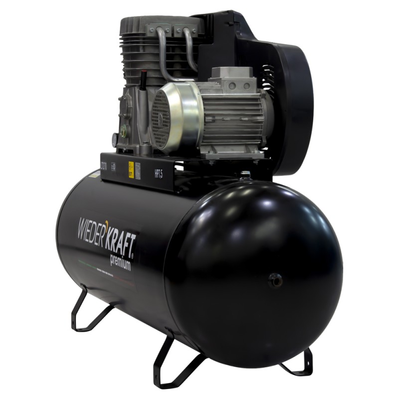 WDK-92779 Масляный поршневой компрессор 798 л/мин, 11 бар, 380В/5.5 кВт, 270 л, WiederKraft WDK-92779 Масляный поршневой компрессор 798 л/мин, 11 бар, 380В/5.5 кВт, 270 л, WiederKraft
