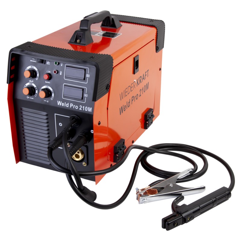 Weld Pro 210M Сварочный аппарат инверторный 210A, 220В MIG/MAG/MMA, WiederKraft