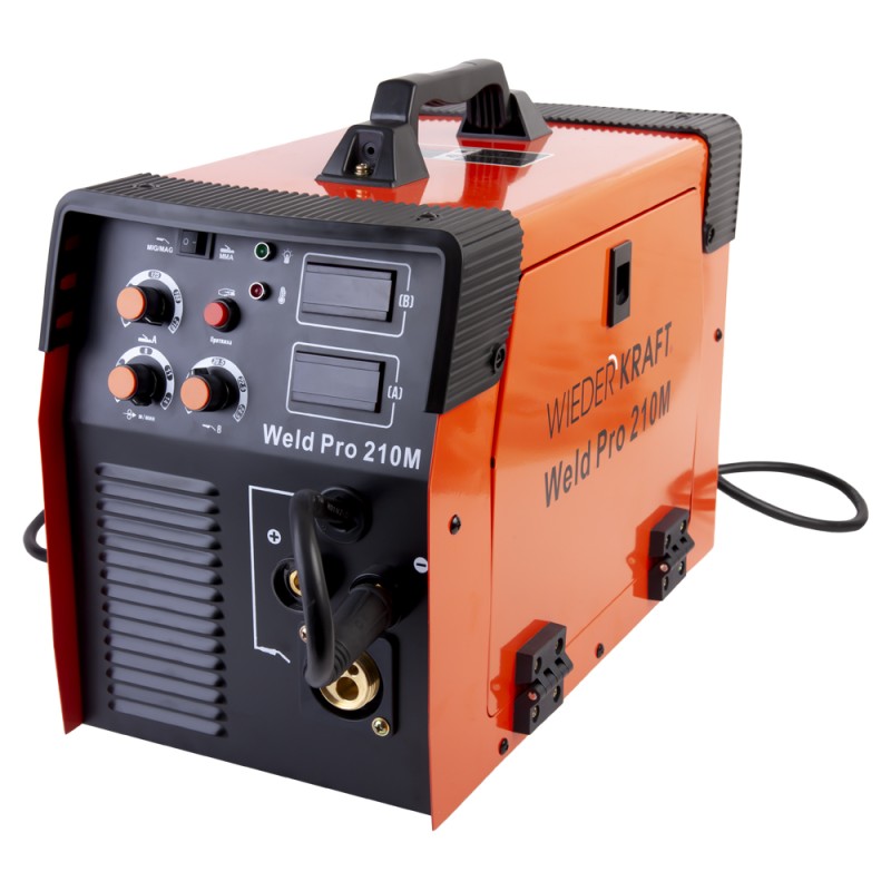 Weld Pro 210M Сварочный аппарат инверторный 210A, 220В MIG/MAG/MMA, WiederKraft