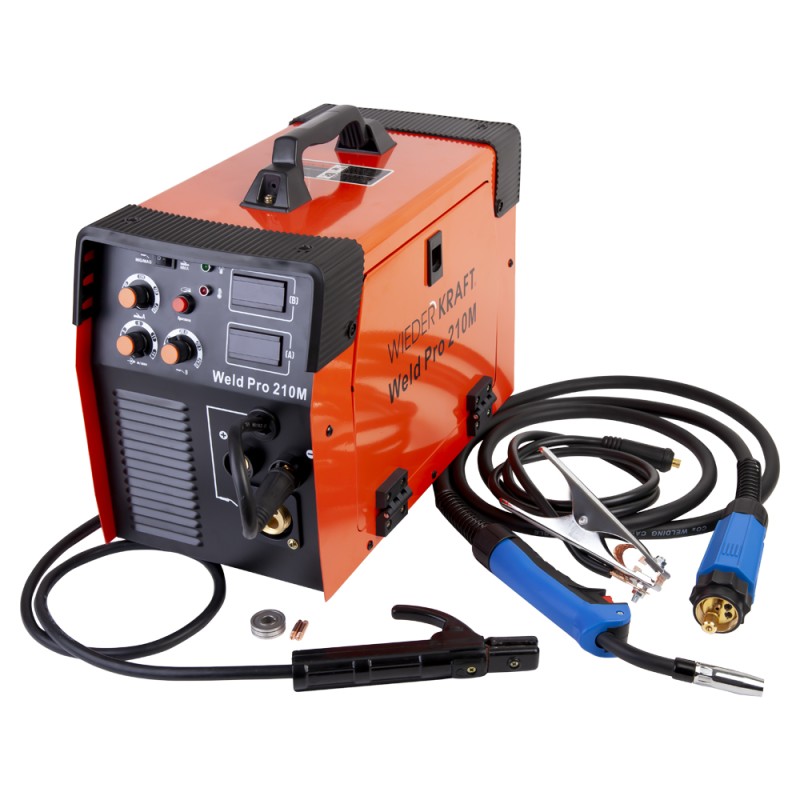 Weld Pro 210M Сварочный аппарат инверторный 210A, 220В MIG/MAG/MMA, WiederKraft