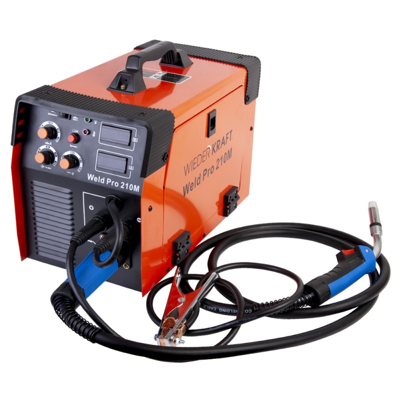 Weld Pro 210M Сварочный аппарат инверторный 210A, 220В MIG/MAG/MMA, WiederKraft