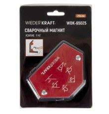 WDK-65025 Сварочный магнит, углы 30°, 45°, 60°, 75°, 90°, 135°, усилие 25 Lbs
