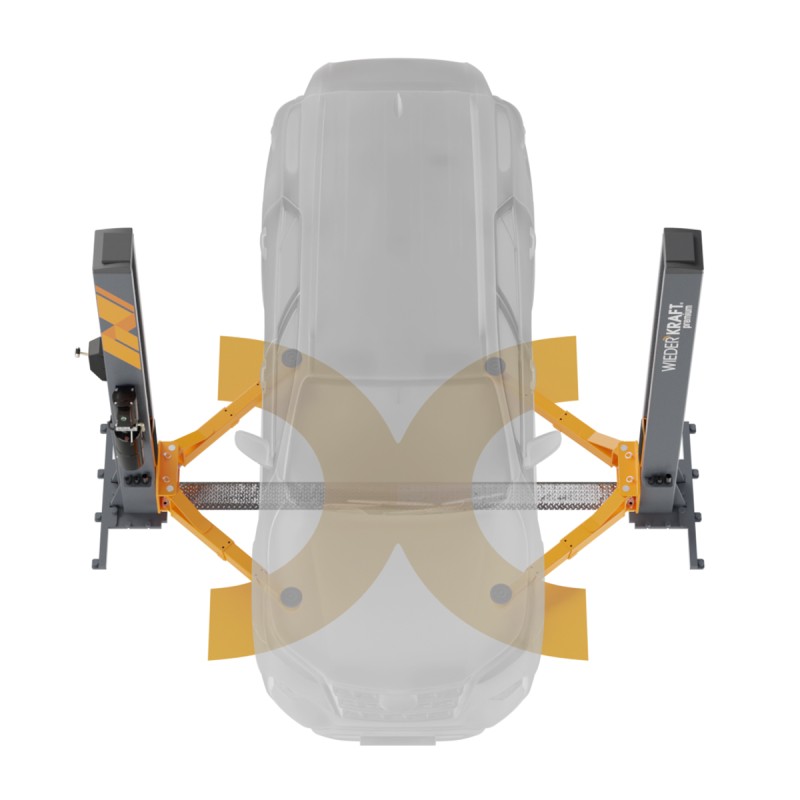 WDK-524N Подъемник двухстоечный с нижней синхронизацией 5 тонн, одност. разбл., 380В WDK-524N Подъемник двухстоечный с нижней синхронизацией 5 тонн, одност. разбл., 380В