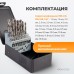WDK-DG25 Набор сверл по металлу HSS-G 1-13 мм, шаг 0,5 мм, 25 предметов, WiederKraft