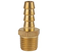 OPT-72008HHM Штуцер пневматический ёлочка, внешняя резьба 1/4", 8 мм