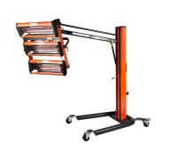 WDK-3D Трехкассетная мобильная ИК сушка на пантографической стойке с гидроцилиндром