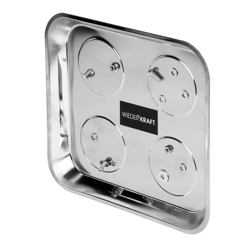 WDK-65149 Магнитный прямоугольный лоток 240х240 мм, WiederKraft WDK-65149 Магнитный прямоугольный лоток 240х240 мм, WiederKraft