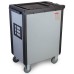 WDK-703 Тележка инструментальная, 2 ящика и отсек с полкой, WiederKraft